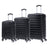 TUCCI Italy CARRAVIA 3PC Hardside Luggage Set (20", 24", 28") Tucci