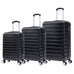 TUCCI Italy CARRAVIA 3PC Hardside Luggage Set (20", 24", 28") Tucci
