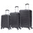 TUCCI Italy CARRAVIA 3PC Hardside Luggage Set (20", 24", 28") Tucci