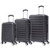 TUCCI Italy CARRAVIA 3PC Hardside Luggage Set (20", 24", 28") Tucci