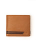 Stripe Brown Men's Wallet Classy Leather Bags