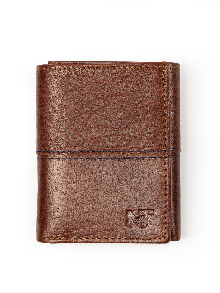 Textured Tri-Fold Men's Wallet Classy Leather Bags