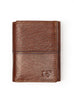 Textured Tri-Fold Men's Wallet Classy Leather Bags