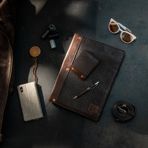 Theodore Leather Padfolio Mission Mercantile Leather Goods