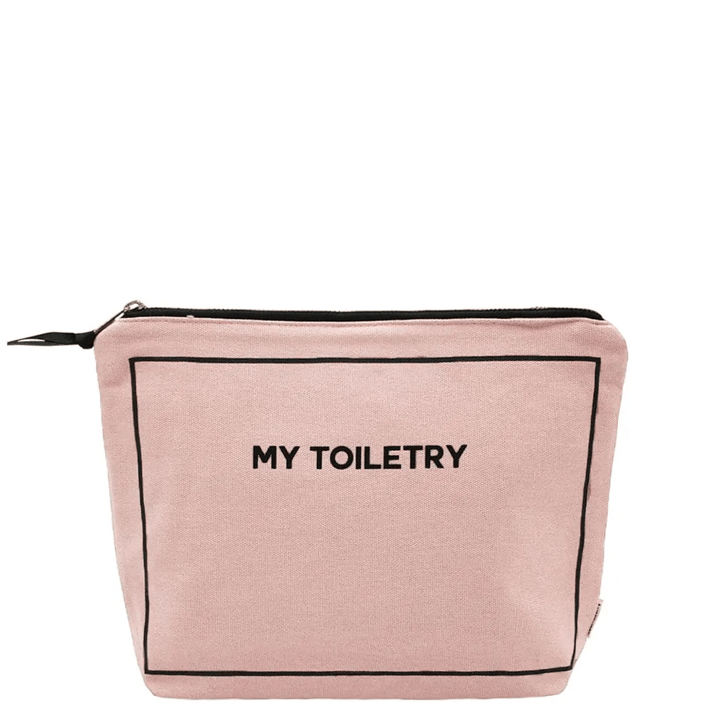 Toiletry Pouch with Coated Lining, Pink/Blush Bag-all