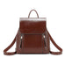 Top Grain Leather Backpack For Women Female Leather Designer Backpack Stylish School Backpack Shoulder Bags RockCow Leather Studio