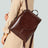 Top Grain Leather Backpack Women City Backpack Natural Cowhide Leather Travel Backpack Stylish Shoulder Bag Christmas Gift SX2612-1 RockCow Leather Studio