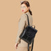 Top Grain Leather Backpack Women City Backpack Natural Cowhide Leather Travel Backpack Stylish Shoulder Bag Christmas Gift SX2612-1 RockCow Leather Studio