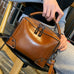 Top Grain Leather Crossbody Bag Women Natural Leather Shoulder Bag Vintage Style Leather Handbag Christmas Gift For Her SX6626 RockCow Leather Studio