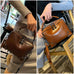 Top Grain Leather Crossbody Bag Women Natural Leather Shoulder Bag Vintage Style Leather Handbag Christmas Gift For Her SX6626 RockCow Leather Studio