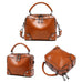 Top Grain Leather Crossbody Bag Women Natural Leather Shoulder Bag Vintage Style Leather Handbag Christmas Gift For Her SX6626 RockCow Leather Studio