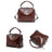Top Grain Leather Crossbody Bag Women Natural Leather Shoulder Bag Vintage Style Leather Handbag Christmas Gift For Her SX6626 RockCow Leather Studio