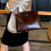 Top Grain Leather Messenger Bag Women Leather Shoulder Bag Casual Genuine Natural Leather Crossbody Bag SX55-519 RockCow Leather Studio