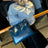 Top Grain Leather Messenger Bag Women Leather Shoulder Bag Casual Genuine Natural Leather Crossbody Bag SX55-519 RockCow Leather Studio