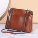 Top Grain Leather Messenger Bag Women Leather Shoulder Bag Casual Genuine Natural Leather Crossbody Bag SX55-519 RockCow Leather Studio