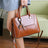Top Grain Leather Satchel Bag, Stylish Women Handbag, Leather Lady Purse Gift For Her RockCow Leather Studio