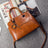 Top Grain Leather Satchel Bag, Stylish Women Handbag, Leather Lady Purse Gift For Her RockCow Leather Studio