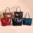 Top Grain Leather Tote Bag For Women Casual Large Shoulder Bag Simple Style Handbags Gift For Her RockCow Leather Studio