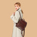 Top Grain Leather Women Backpack Retro Style Leather Rucksack Leather Shoulder Bag For Women RockCow Leather Studio