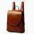 Top Grain Leather Backpack Women City Backpack Natural Cowhide Leather Travel Backpack Stylish Shoulder Bag Christmas Gift SX2612-1 RockCow Leather Studio