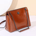 Top Grain Leather Messenger Bag Women Leather Shoulder Bag Casual Genuine Natural Leather Crossbody Bag SX55-519 RockCow Leather Studio