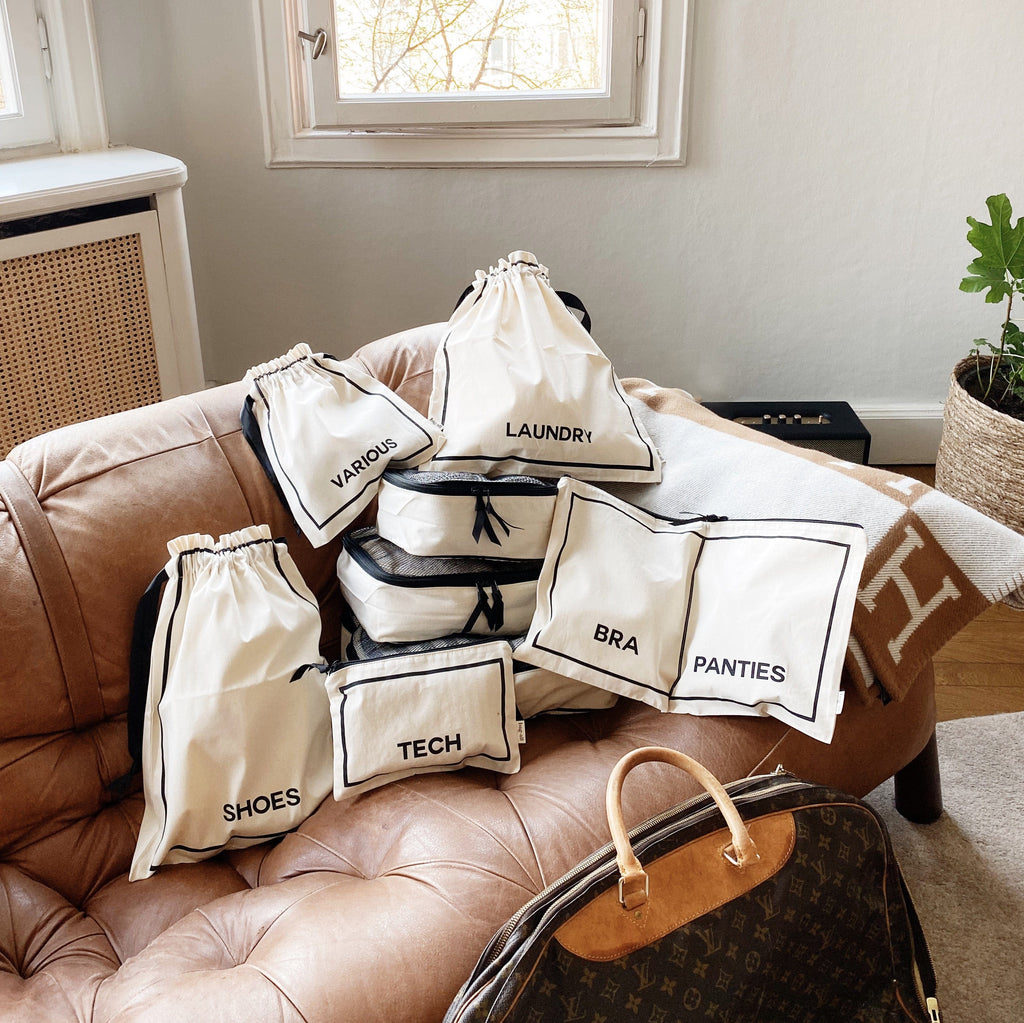 BA Travel Set, 8-pack Cream Bag-all