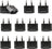 USA / N. America to Europe Travel Adapter - Non-Grounded (UP-12AE, 12 Pack) Ceptics