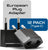 USA / N. America to Europe Travel Adapter - Non-Grounded (UP-12AE, 12 Pack) Ceptics