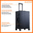 Aleon Aluminum 26″ Traveler with Suiter Checked Suitcase Aleon