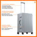 Aleon Aluminum 26″ Traveler with Suiter Checked Suitcase Aleon