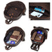Unique Leather Backpack Handmade Vintage Leather Backpack Full Grain Leather Retro Beetle Rucksack RockCow Leather Studio