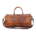 Tan Leather Trolley Bag 44L Classy Leather Bags