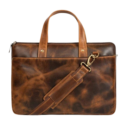 Harbor Laptop Briefcase, Tan Classy Leather Bags
