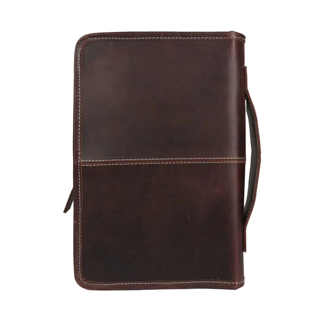 Classic Bible Leather Cover - Choco Classy Leather Bags