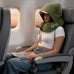 Eyeconic Hooded Ergonomic Memory Foam Travel Neck Pillow Travellty