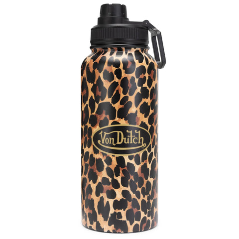 32oz Iconic Hydration Double Walled Insulated Stainless Steel Bottle Travellty