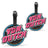 80s Neon 2-Piece Suitcase ID Tag Set with Adjustable Straps Travellty