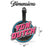80s Neon 2-Piece Suitcase ID Tag Set with Adjustable Straps Travellty