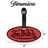 Logo Patch 2-Piece Suitcase ID Tag Set with Adjustable Straps Travellty