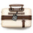 Stitched 2-Piece Suitcase ID Tag Set with Adjustable Straps Travellty