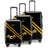 Kustom Kulture 3-Piece Expandable Hardside Spinner Luggage Set Travellty