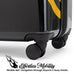 Kustom Kulture 3-Piece Expandable Hardside Spinner Luggage Set Travellty