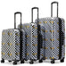 Kustom Kulture 3-Piece Expandable Hardside Spinner Luggage Set Travellty
