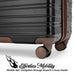 Retro Trek 3-Piece Expandable Hardside Spinner Luggage Set Travellty