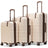 Retro Trek 3-Piece Expandable Hardside Spinner Luggage Set Travellty