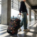 Jax Black 20" Carry-on Rolling Duffel Travellty