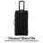 Jax Black 28" Checked Rolling Duffel Travellty