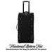 Jax Black 28" Checked Rolling Duffel Travellty