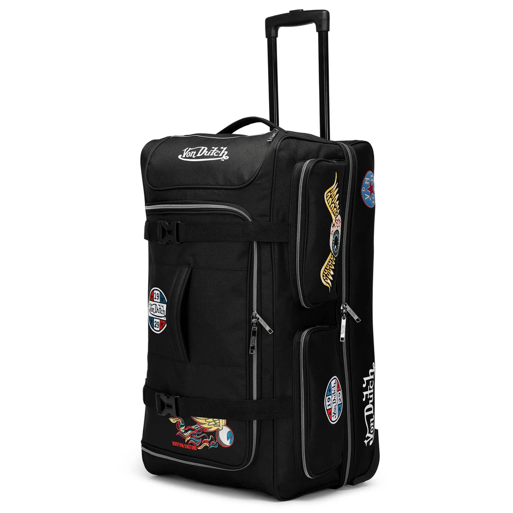 Signature Patch 28" Checked Rolling Duffel Travellty