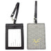 Runway Vegan Leather Luggage Tags Set Travellty
